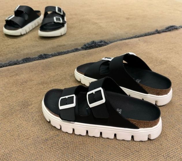 Papillo Birkenstock Arizona Pap Chunky Black