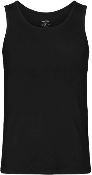 Resteröds heren bamboo tank top black 2-pack