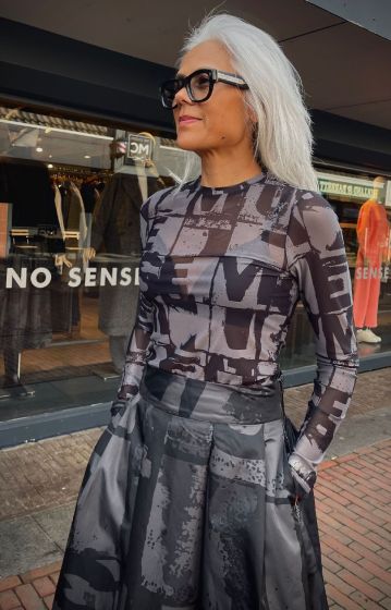 Copenhagen Muse Cora Tee magnet W Black