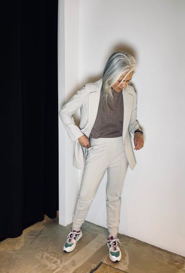 D'etoiles dames broek Anecote cement