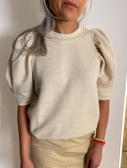 Second Female dames top Dawni Sweat Tee Off White