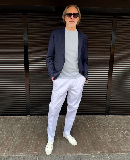 Drykorn Heren Broek Devyn Wit 6000