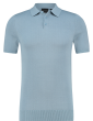 Saint Steve heren polo Chris Light Sky Blue