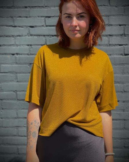 Drykorn dames top Lilani 7101 brons