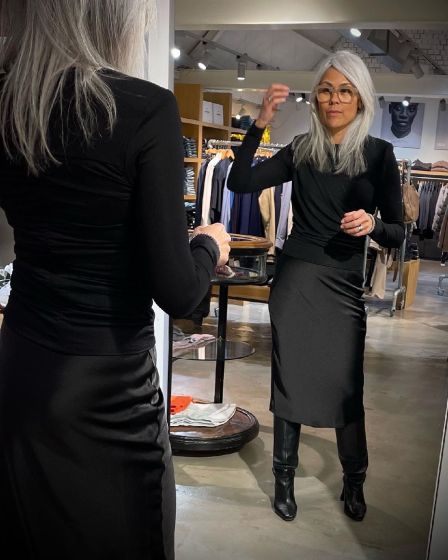 Samsoe rok Agneta Black