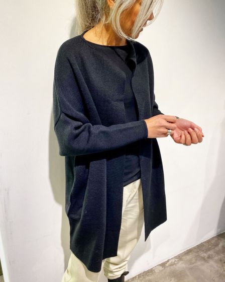 Sibin Linnebjerg dames vest Johanna zwart