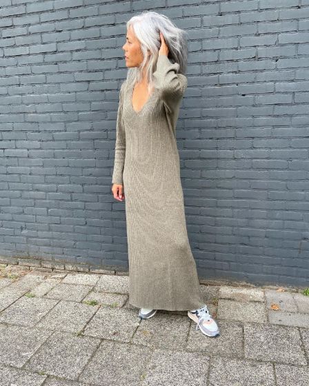 Âme jurk Edge groen