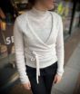 Second Female Brookline Knit Wrap T-neck Moonbeige