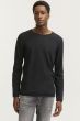 Denham heren trui Ingo knit raw edge zwart