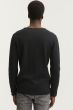 Denham heren trui Ingo knit raw edge zwart