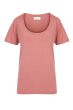 Âme dames korte mouw shirt Dounia oud rose