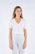 Âme v-hals t-shirt Dalton wit