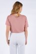 Âme dames korte mouw shirt Dounia oud rose