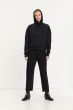 Samsoe Samsoe dames trui Kelsey hooded zwart