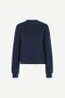 Samsoe Samsoe dames trui Kelsey crew blauw