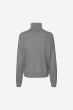 Samsoe Samsoe dames Kleo turtleneck grijs melee