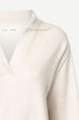 Samsoe Samsoe dames sweater Elli polo White mel.