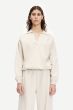 Samsoe Samsoe dames sweater Elli polo White mel.