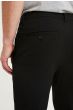 Plain heren broek Josh zwart