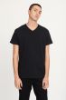 Samsoe Samsoe heren t-shirt Kronos V-neck zwart