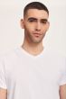 Samsoe Samsoe heren t-shirt Kronos V-neck wit