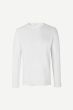Samsoe Samsoe heren langemouw shirt Lassen wit