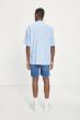 Samsoe Samsoe heren blouse Ayo P shirt Blue Fog.