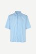 Samsoe Samsoe heren blouse Ayo P shirt Blue Fog.