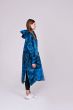 Rain Kiss Poncho Blue Bubbles