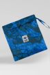 Rain Kiss Poncho Blue Bubbles