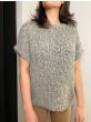 Linnebjerg dames korte mouw trui Sydney Grey Mel