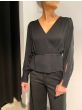 Second Female Paulina Wrap Blouse Black