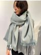 Bufandy sjaal Brushed Solid Ash Blue
