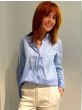 Second Female Amale Shirt Light Blue Stripe