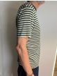 Samsoe heren t shirt Ataro jungle groen streep