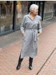 Xacus dames jurk Vanessa grijs