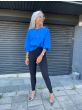 Drykorn dames top Lidda 3403 kobalt blauw