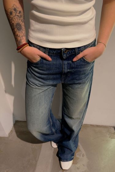 Tiger of Sweden Dames Jeans Lorna Medium Blue