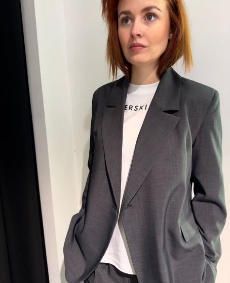 Herskind Lilith Blazer Ebony Grey 009