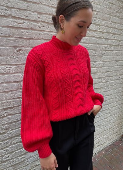 Acec Elan Made Trui Cherry Red