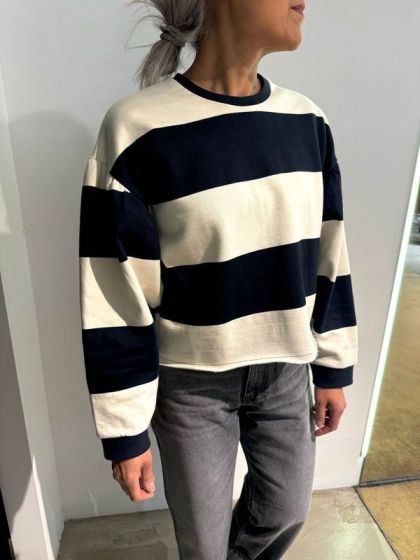 Ame Harleen sweater Blue Striped