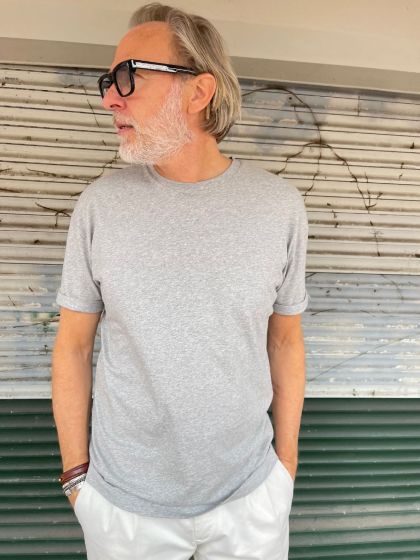 Drykorn heren shirt Thilo grijs melange