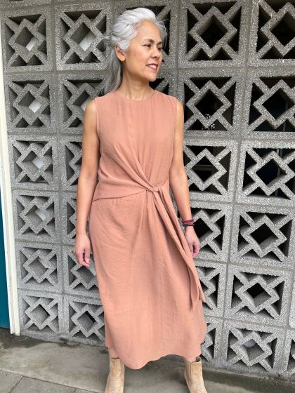 Elvine jurk Jussie mokka