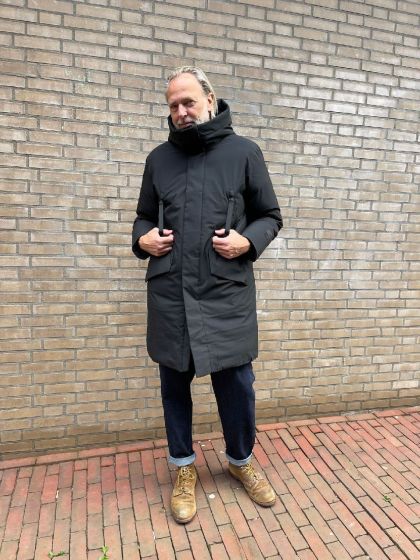 Elvine heren jas Connor zwart