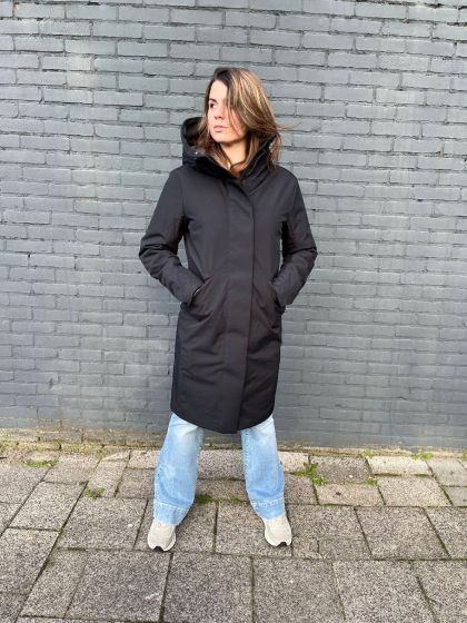 Krakatau dames jas QW319 zwart