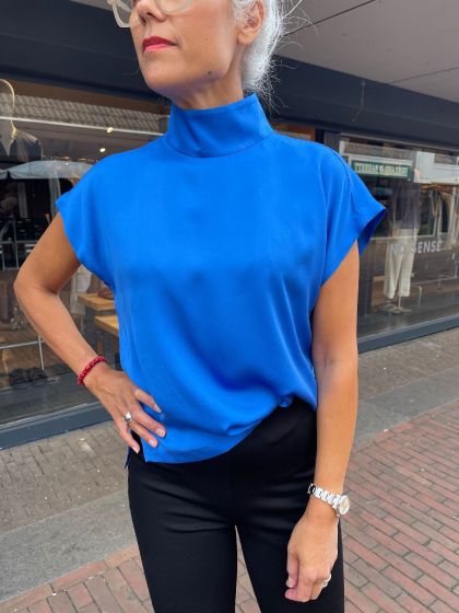 Drykorn dames top Alaria blauw