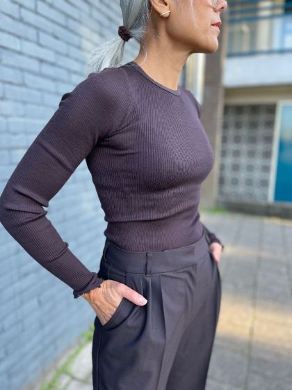 Samsoe dames Doudo t-shirt LS Mole