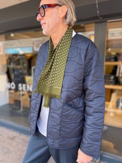 Universal Works short scarf olive