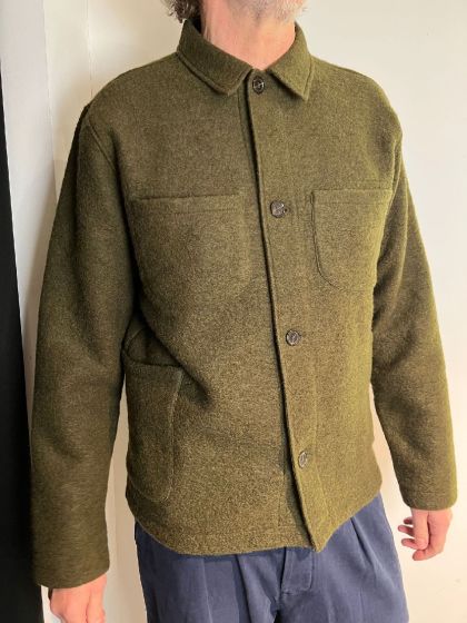 Universal Works Vest Lumber Jacket Olive
