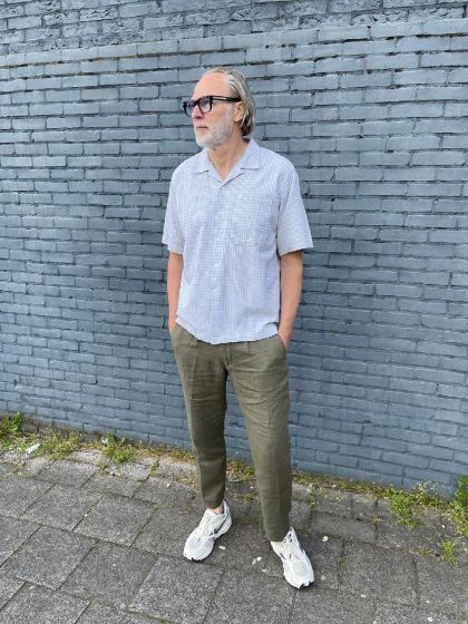 Universal Works Camp shirt LT Olive